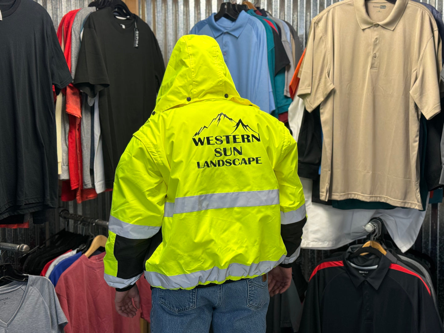 Construction work uniform printing Sandy Utah